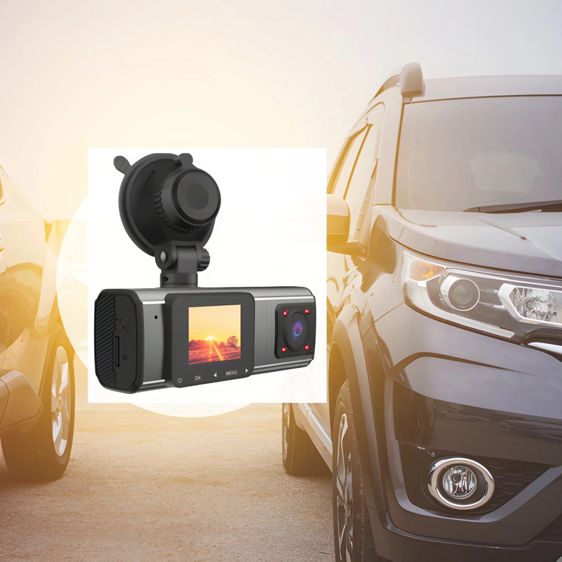 3 Cameras Smart Dash Cam Car DVR - Image 9