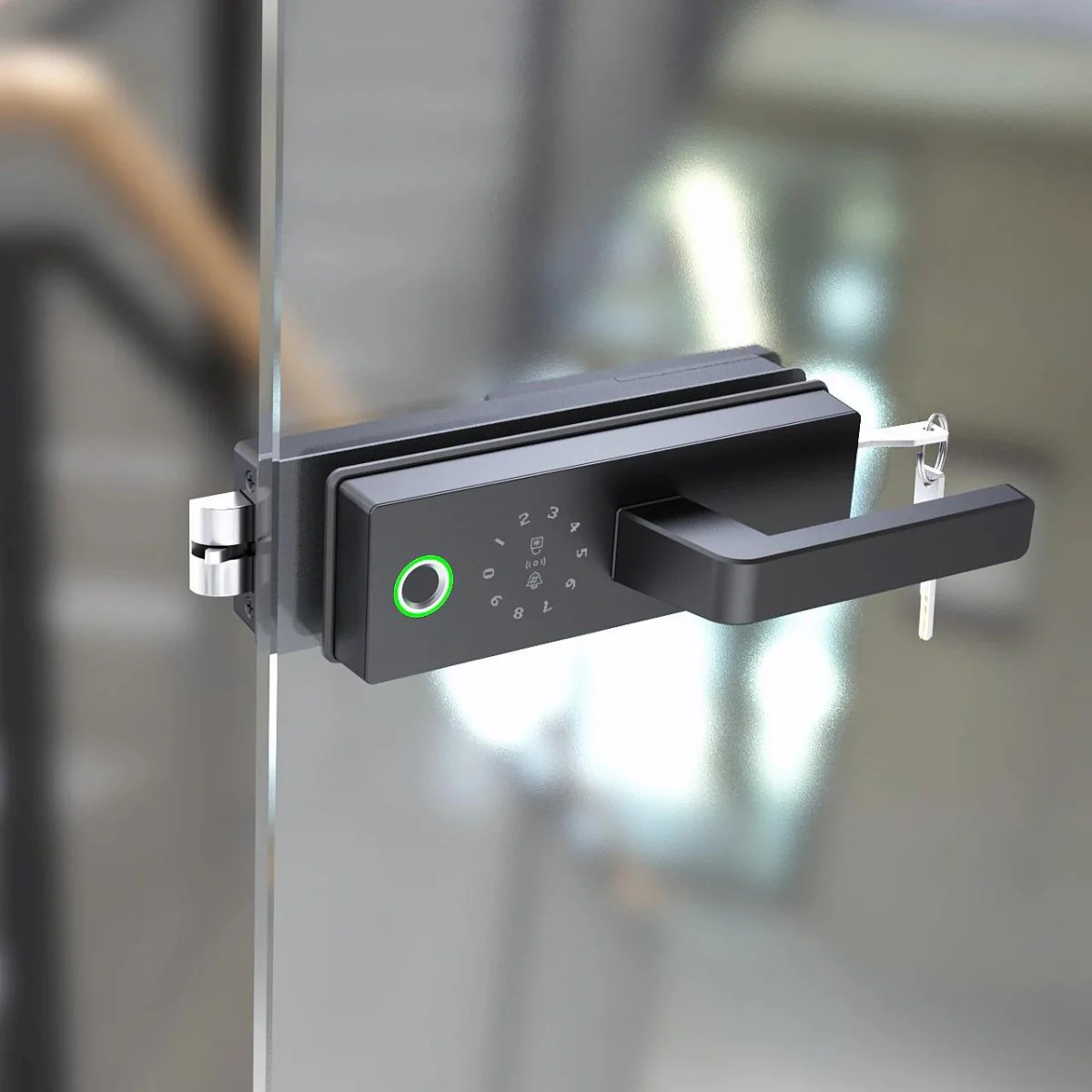 Glass Swing Door Smart Lock - Image 2