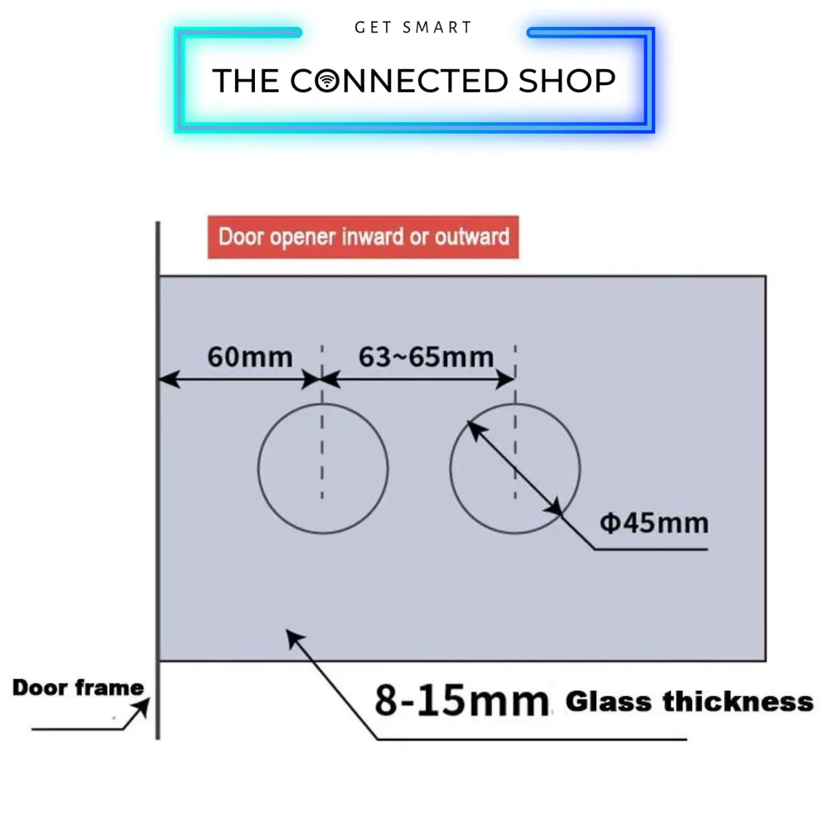 Glass Swing Door Smart Lock - Image 7