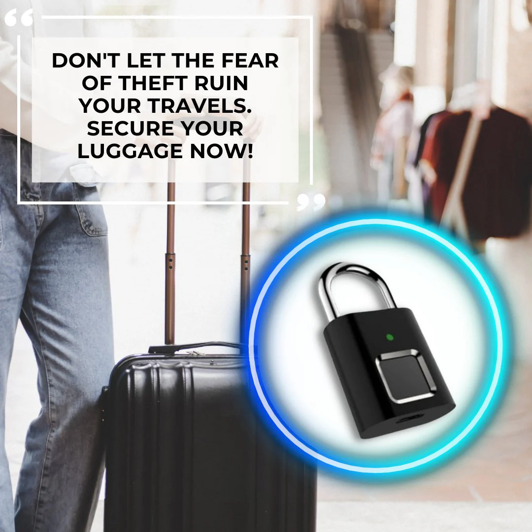 Luggage Fingerprint Padlock - Image 15