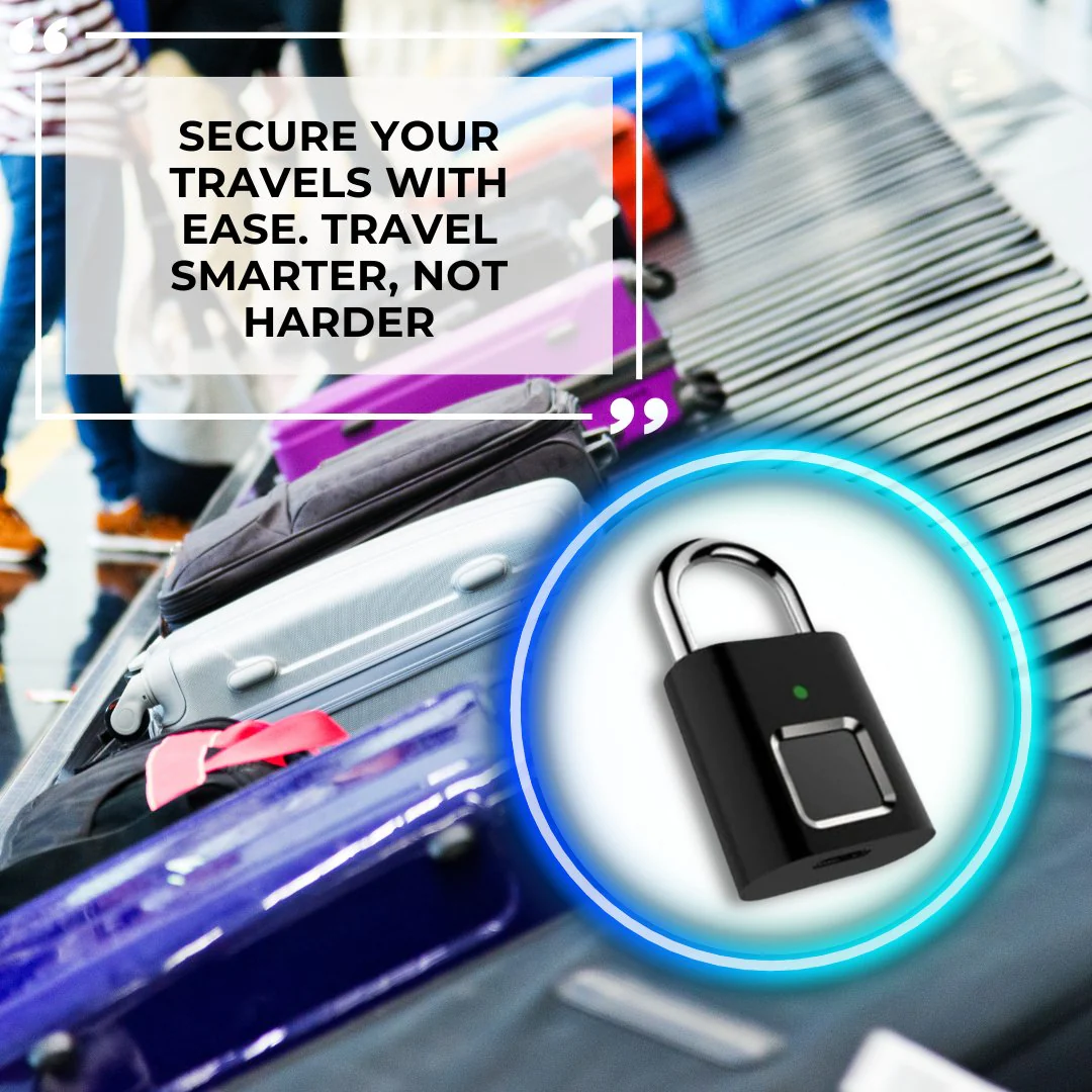 Luggage Fingerprint Padlock - Image 4