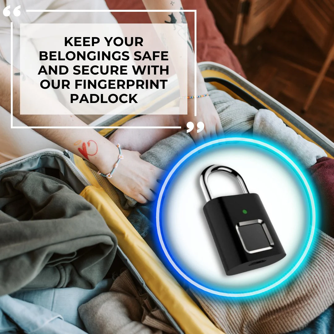 Luggage Fingerprint Padlock - Image 5