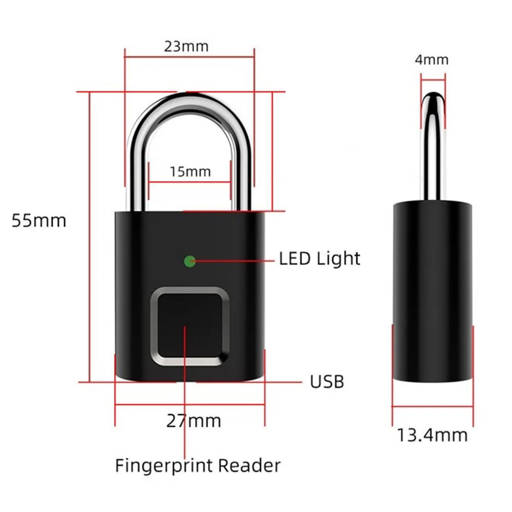 Luggage Fingerprint Padlock - Image 8
