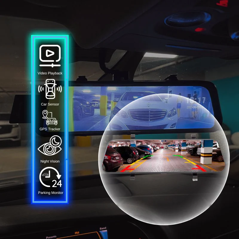 Smart Car Mirror Dash Cam - Image 4