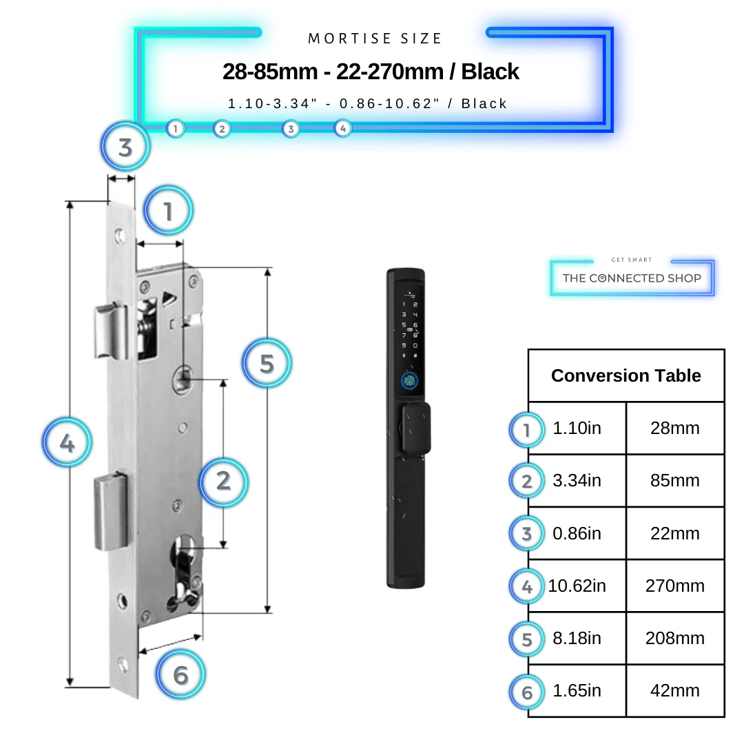 Smart Door Lock Edge Knob - Image 10