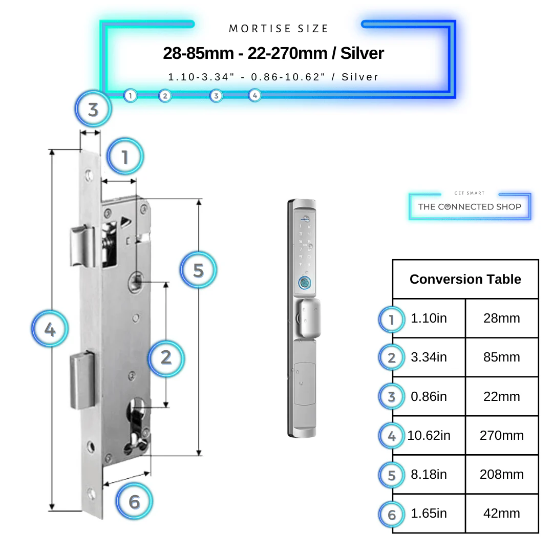Smart Door Lock Edge Knob - Image 11