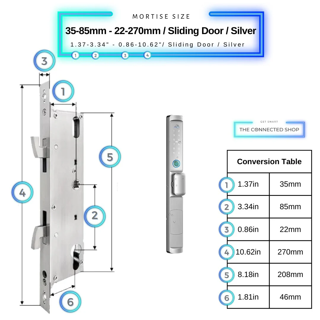 Smart Door Lock Edge Knob - Image 6