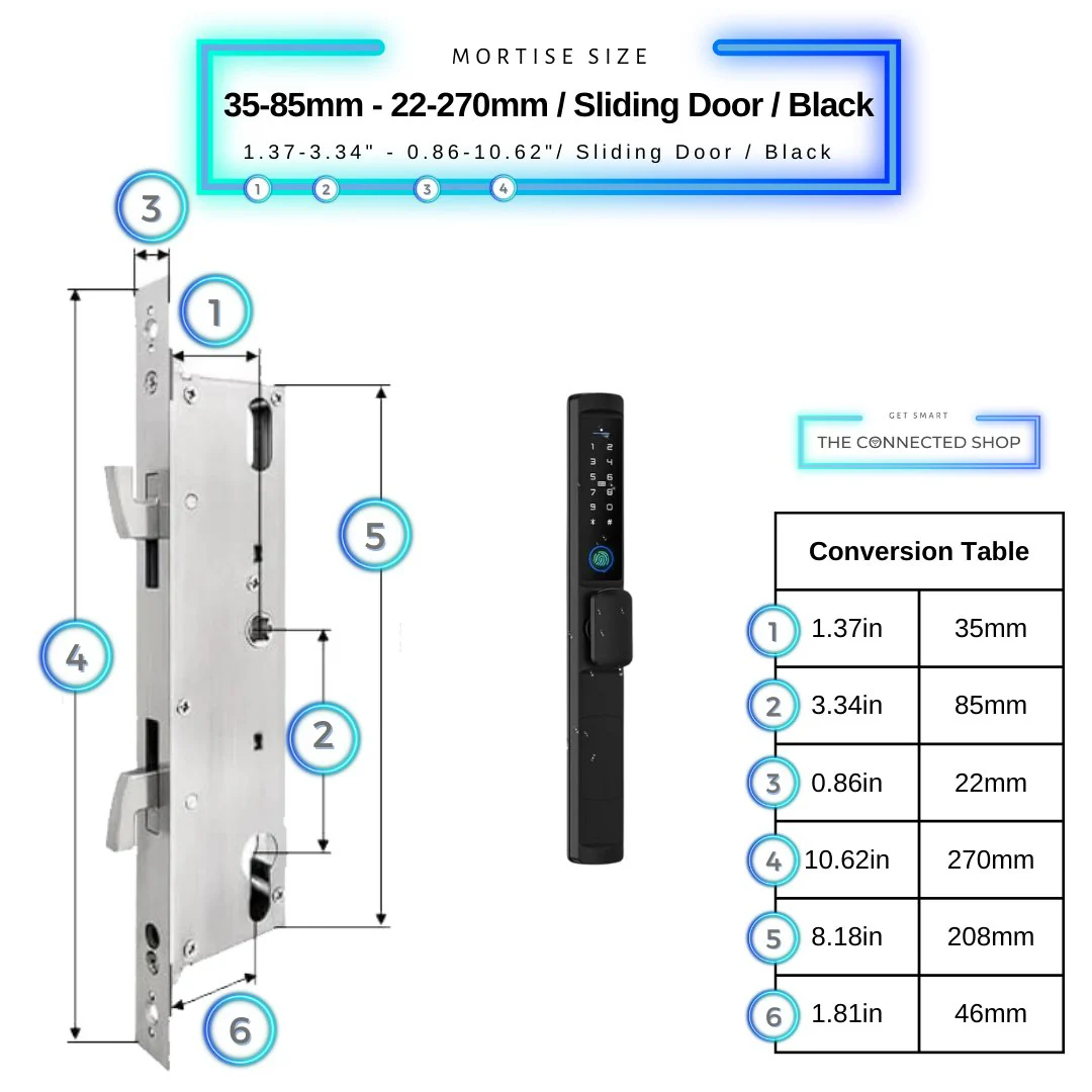 Smart Door Lock Edge Knob - Image 9