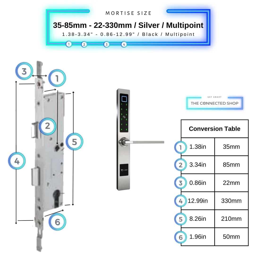 Smart Door Lock Sleek - Image 25