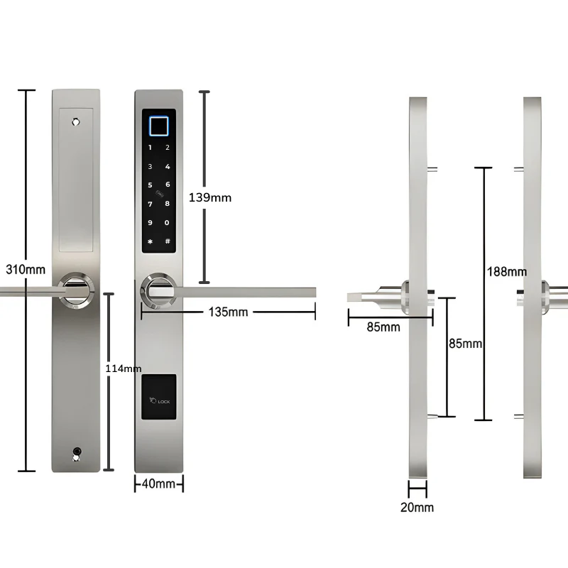 Smart Door Lock Sleek - Image 8