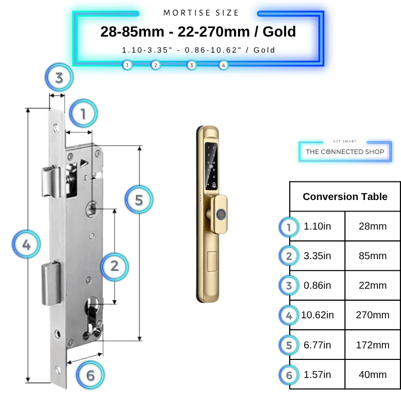 Smart Door Lock Slim Knob - Image 14