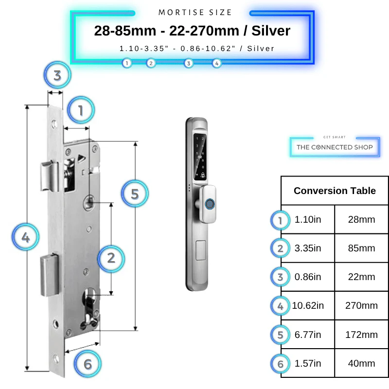 Smart Door Lock Slim Knob - Image 15