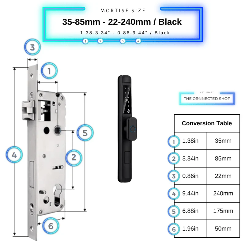Smart Door Lock Slim Knob - Image 25