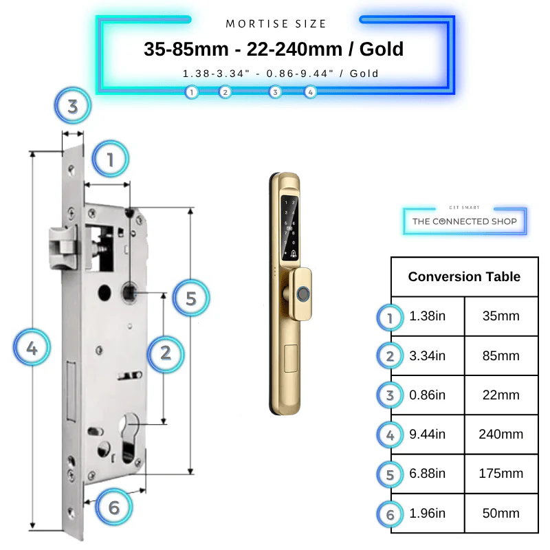 Smart Door Lock Slim Knob - Image 26