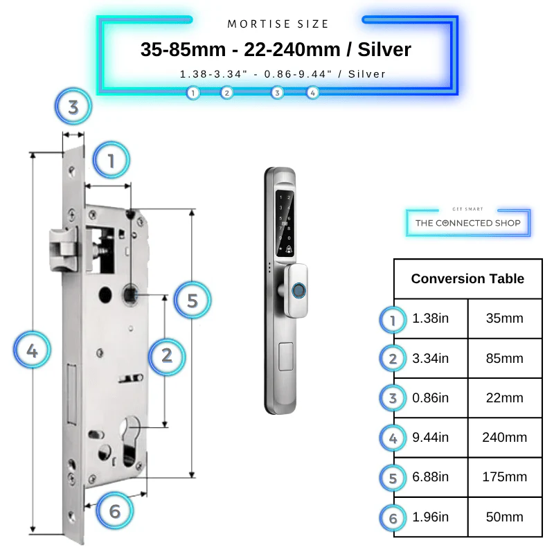 Smart Door Lock Slim Knob - Image 27