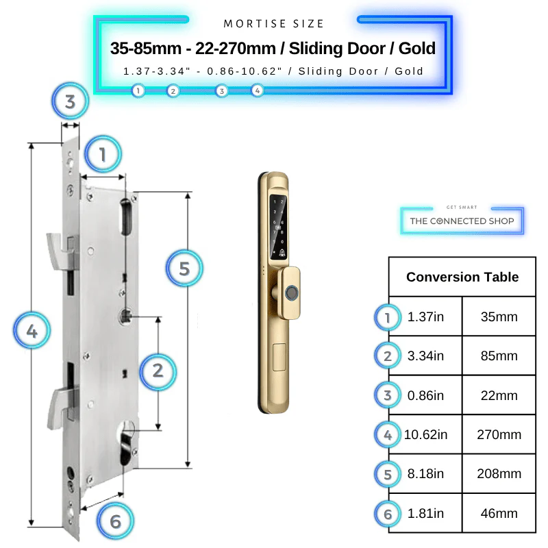 Smart Door Lock Slim Knob - Image 30