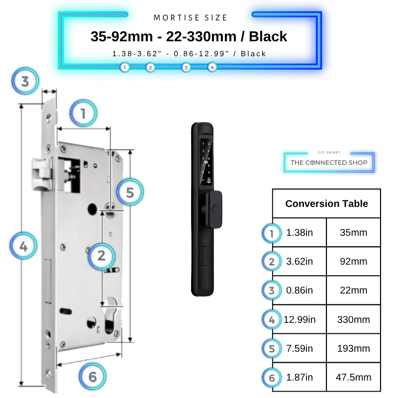 Smart Door Lock Slim Knob - Image 33