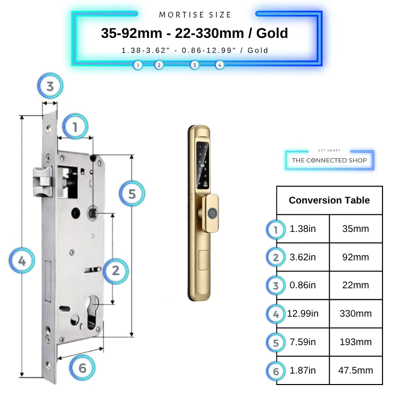 Smart Door Lock Slim Knob - Image 34