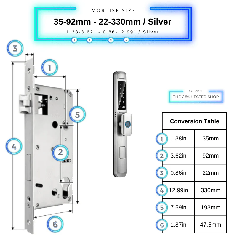 Smart Door Lock Slim Knob - Image 35