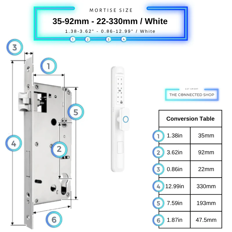 Smart Door Lock Slim Knob - Image 36