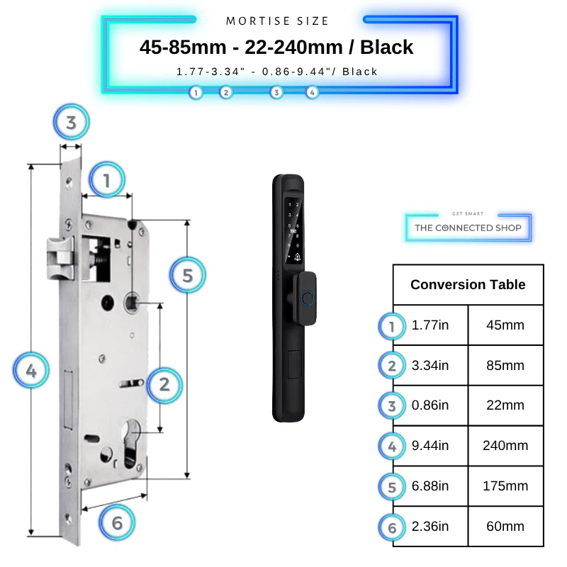 Smart Door Lock Slim Knob - Image 37