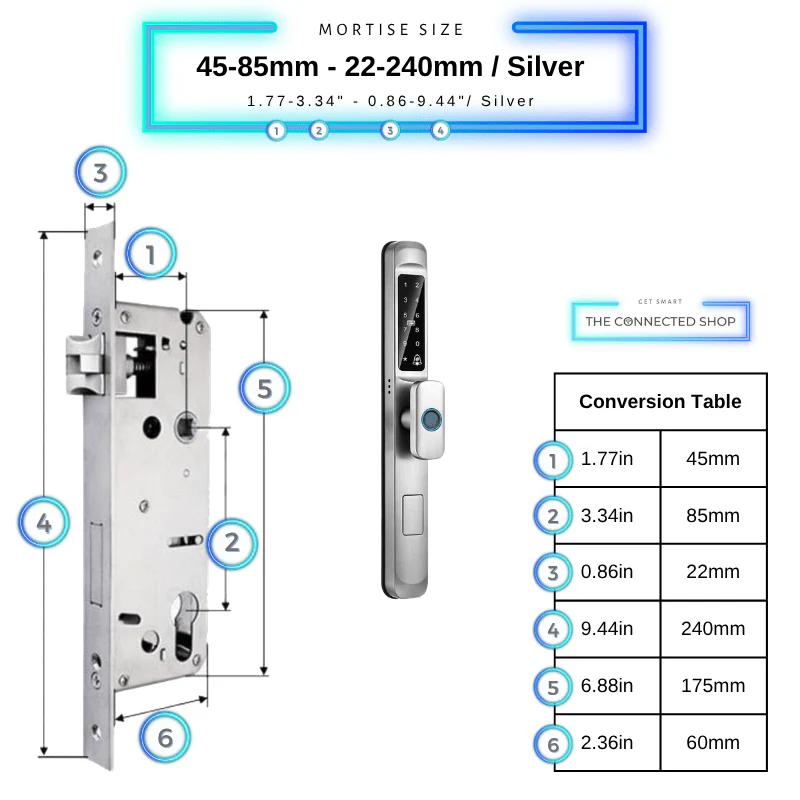 Smart Door Lock Slim Knob - Image 39
