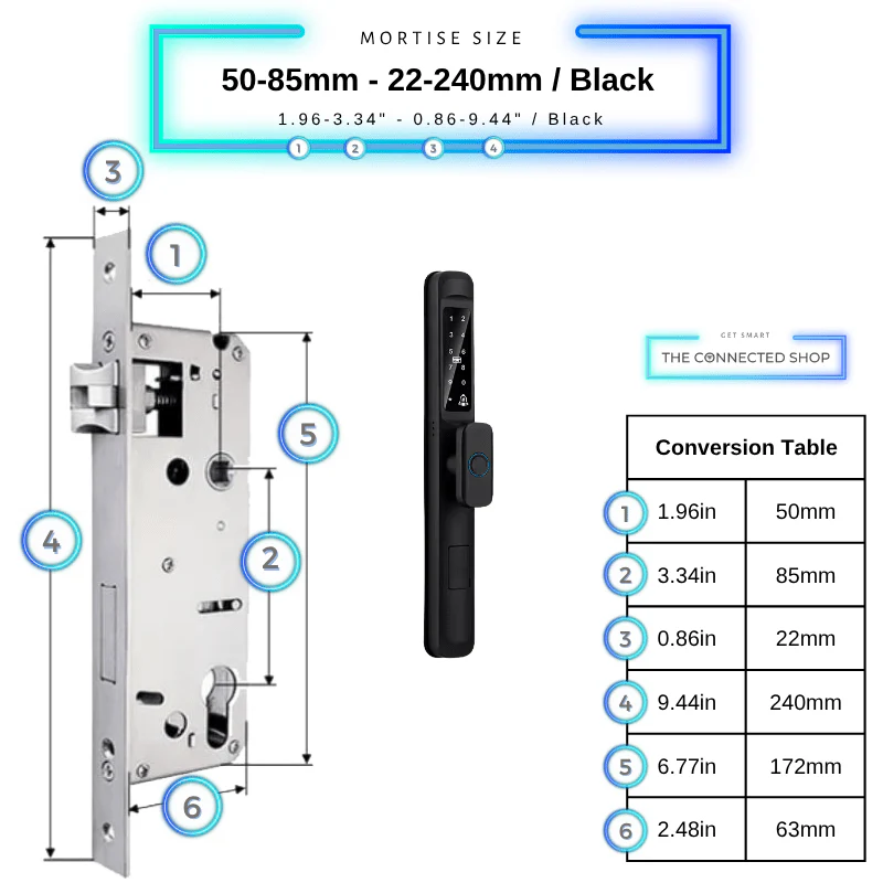 Smart Door Lock Slim Knob - Image 41