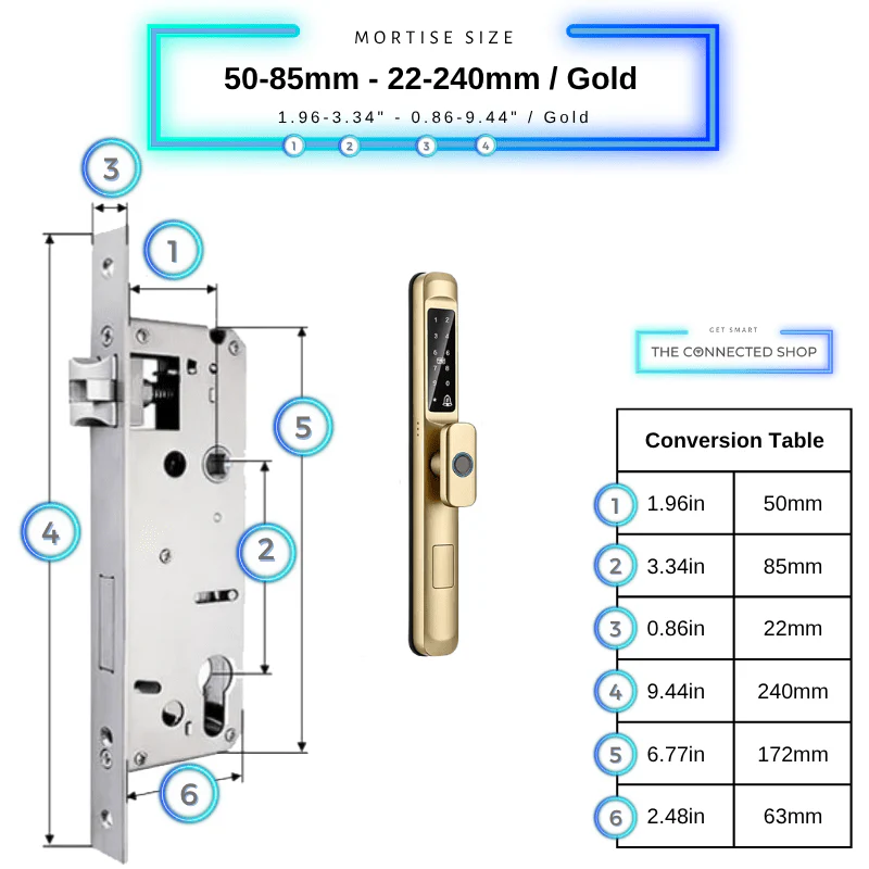 Smart Door Lock Slim Knob - Image 42
