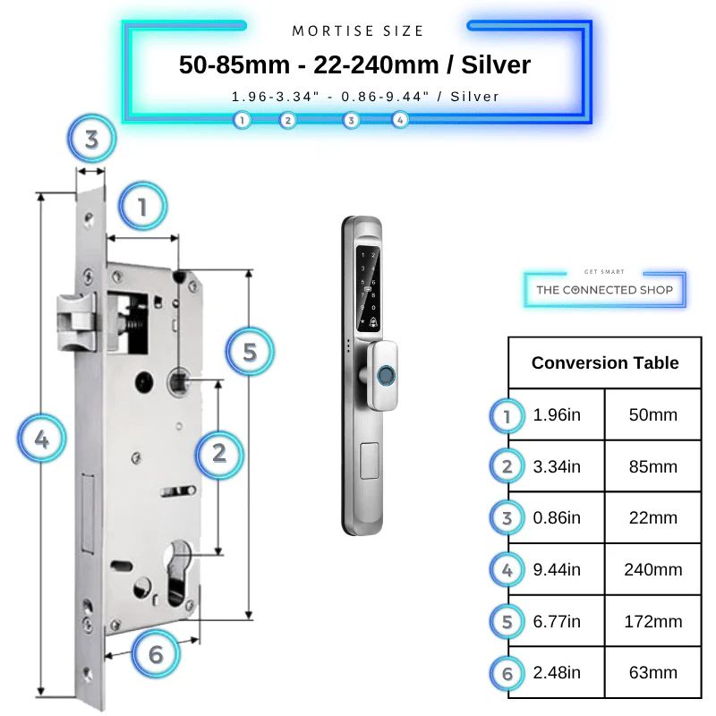 Smart Door Lock Slim Knob - Image 43