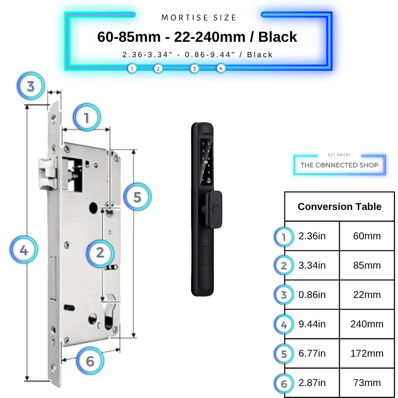Smart Door Lock Slim Knob - Image 45
