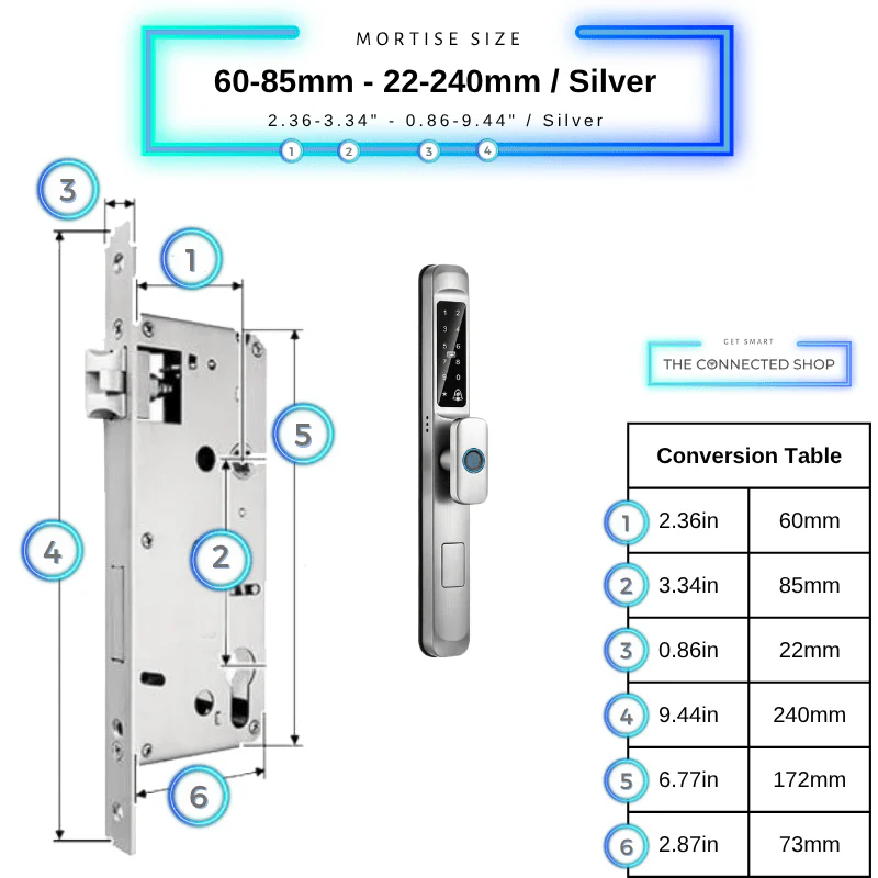 Smart Door Lock Slim Knob - Image 47