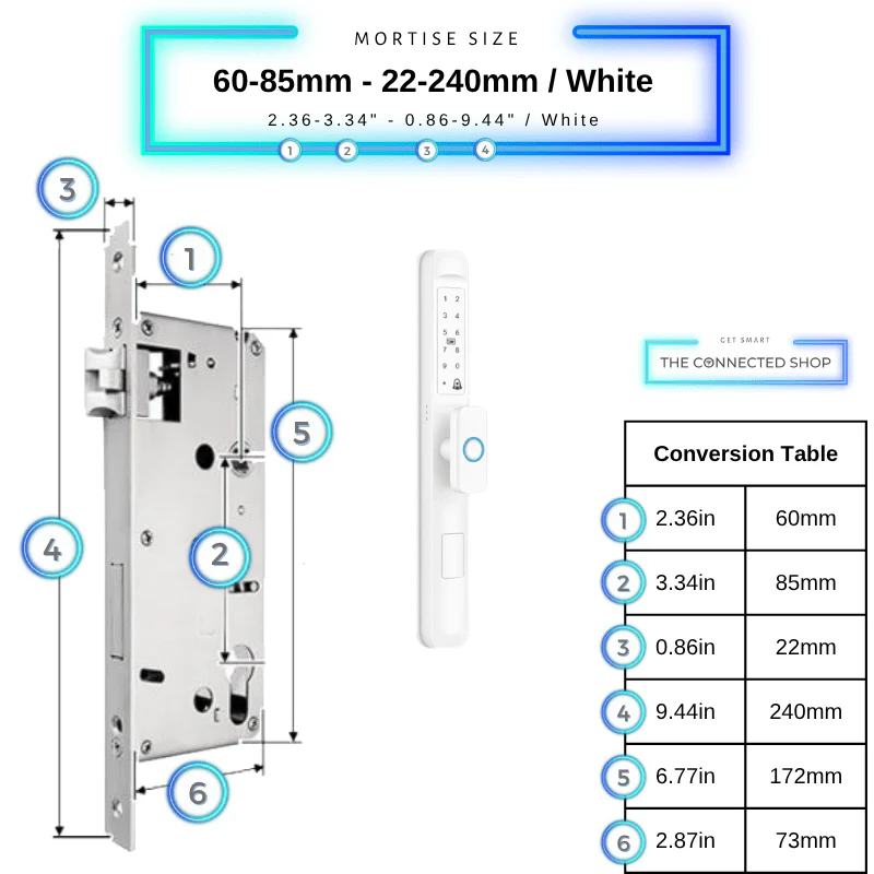 Smart Door Lock Slim Knob - Image 48