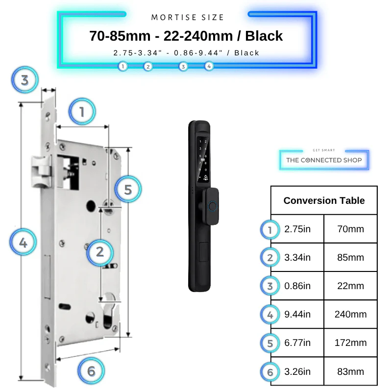 Smart Door Lock Slim Knob - Image 49