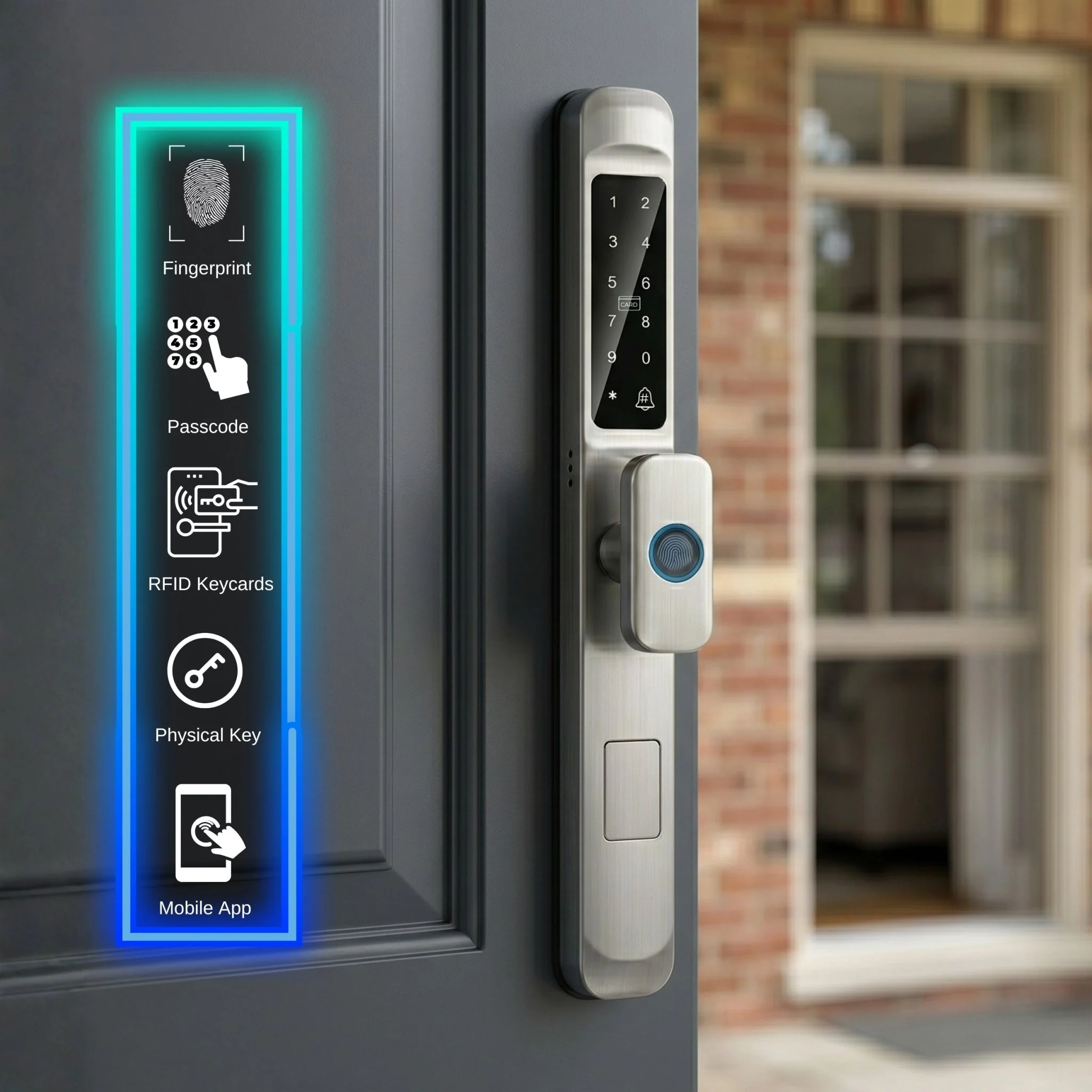 Smart Door Lock Slim Knob - Image 5