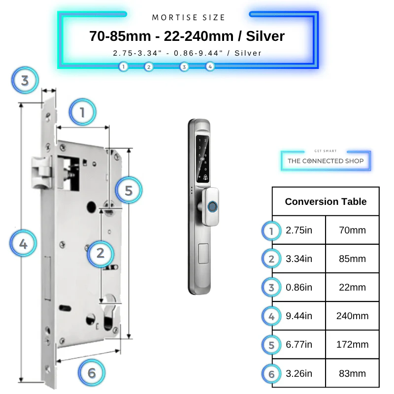 Smart Door Lock Slim Knob - Image 51
