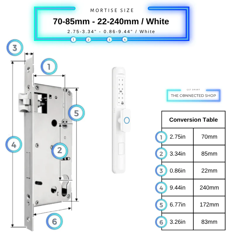 Smart Door Lock Slim Knob - Image 52