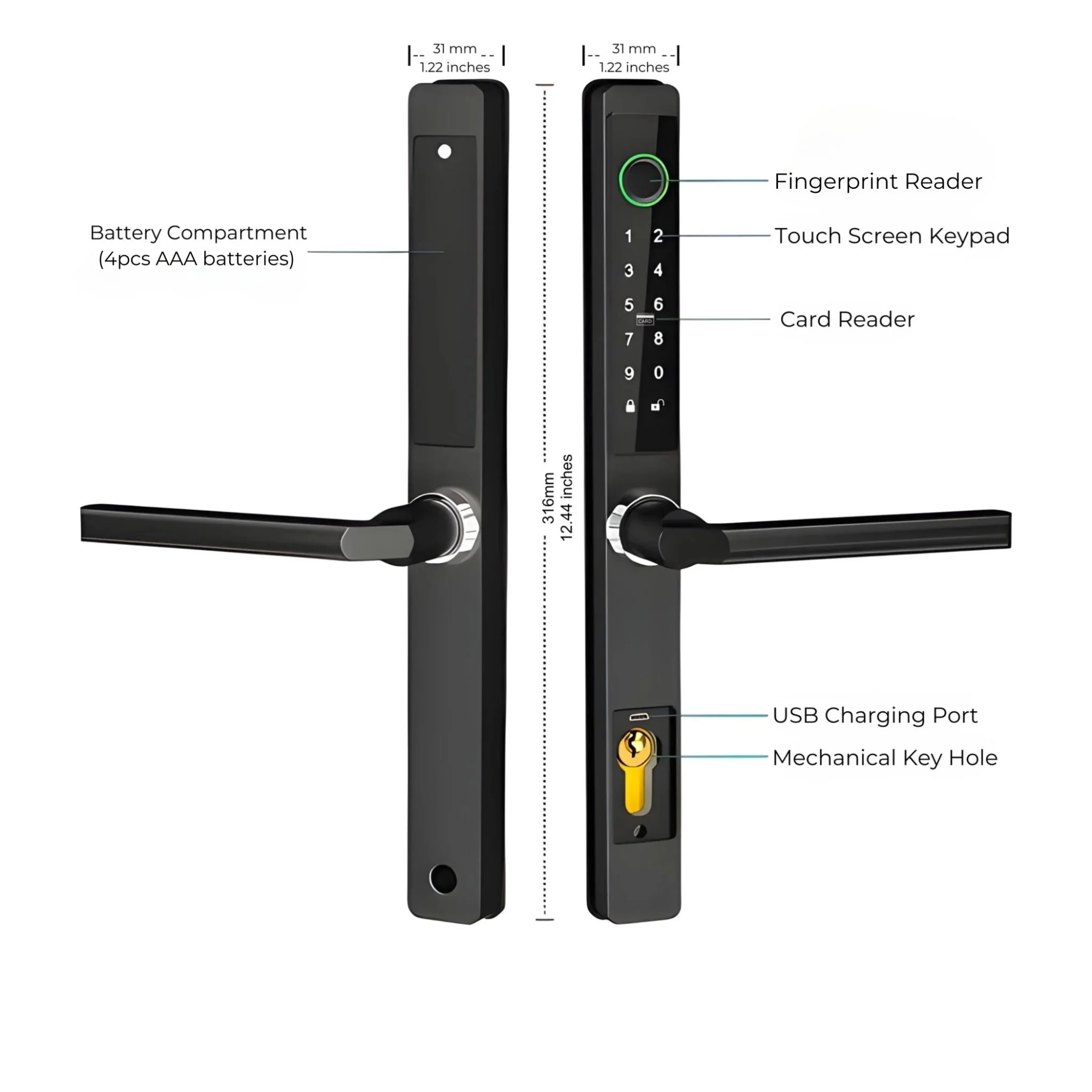 Smart Door Lock Thin - Image 5