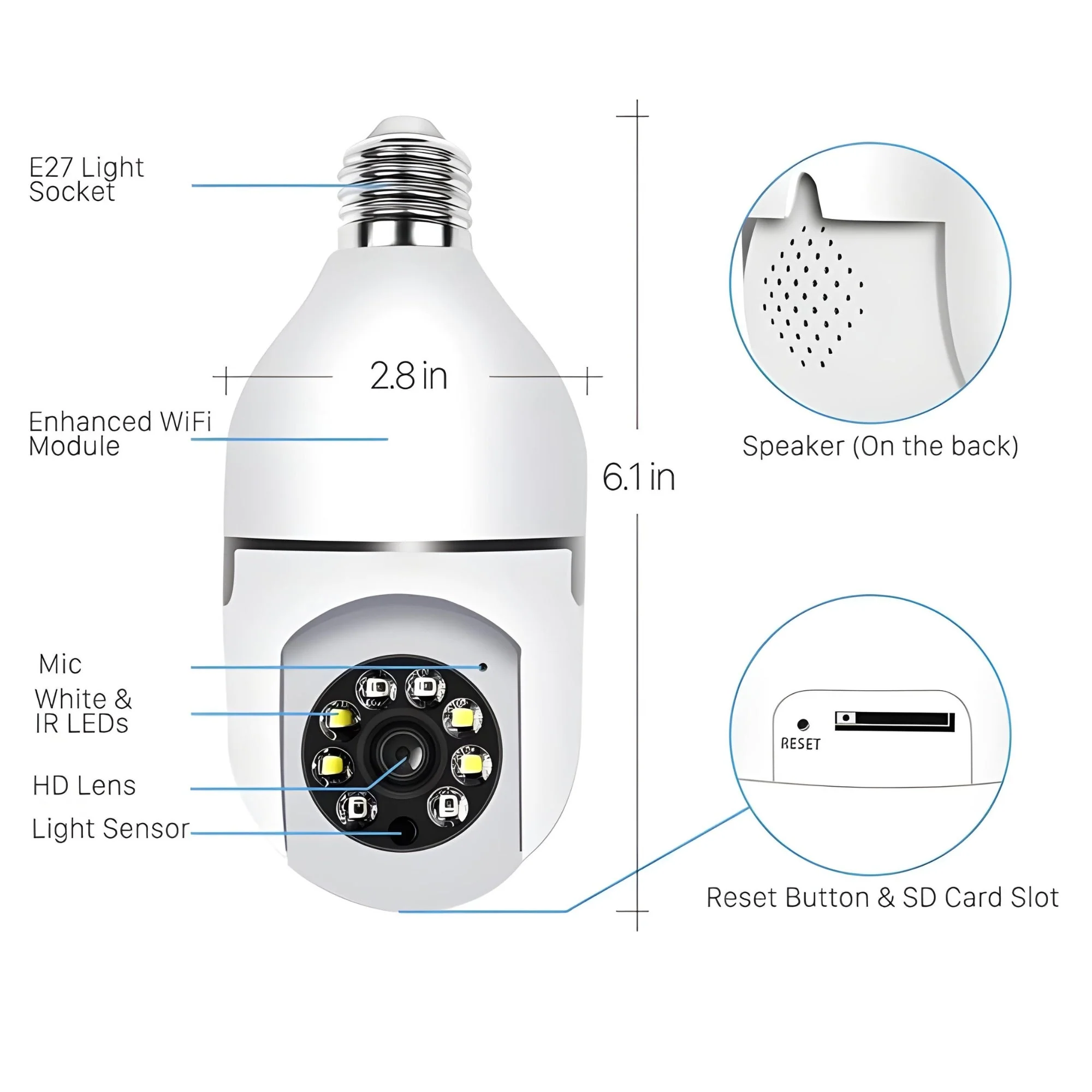 Smart Lightbulb Camera - Image 8