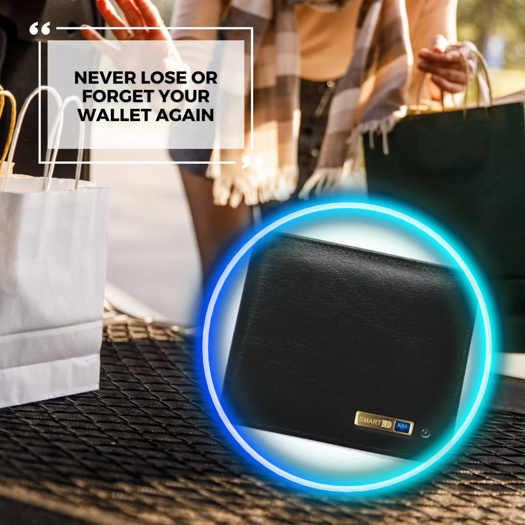 Smart Wallet Soft Leather Bluetooth Tracker - Image 7
