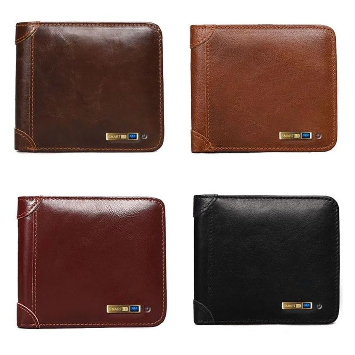 Smart Wallet Vintage Bluetooth Tracker - Image 9